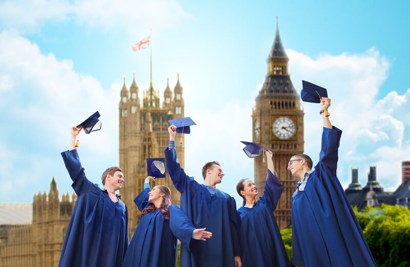 Students graduating in London